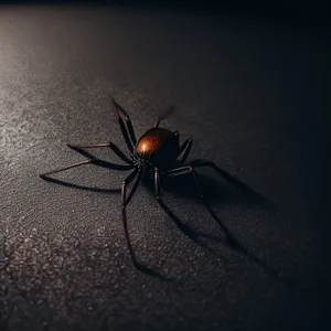 Close-up of Black Widow Spider, a Fascinating Arachnid