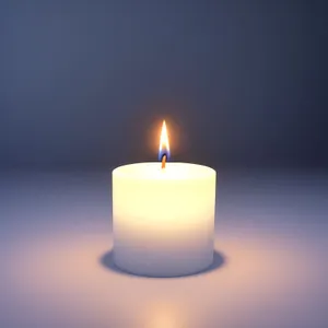 Glowing Candle - Illuminating Celebration