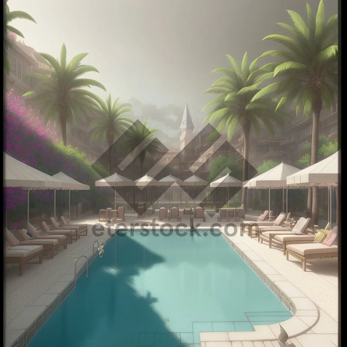 Picture of Luxury Poolside Escape at Tropical Resort