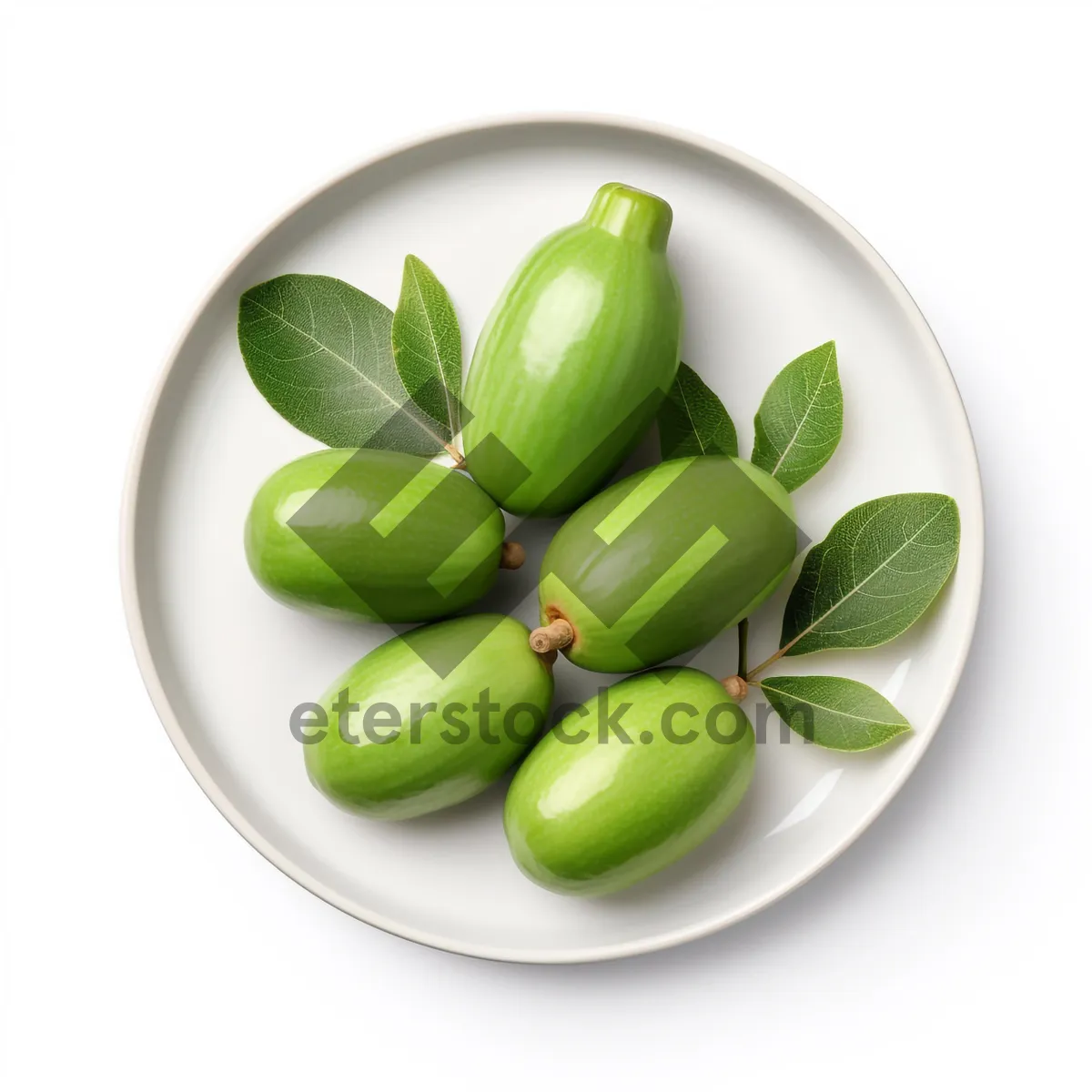 Picture of Fresh Organic Pea Pod Closeup-Snack Idea