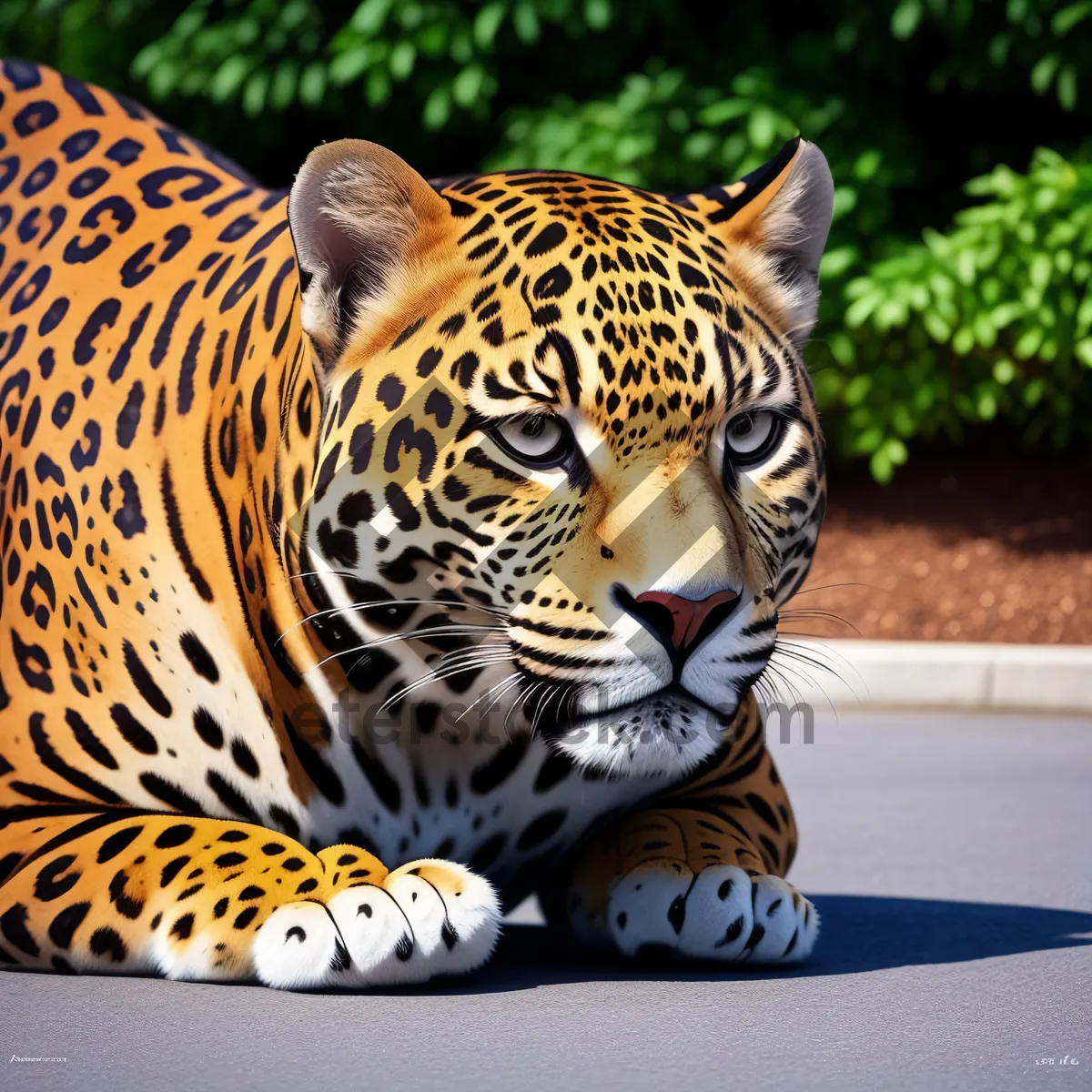 Picture of Intense Stare of the Striped Jaguar