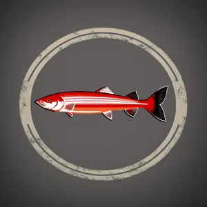 Black Curved Button Icon - Simple and Elegant Flag Design