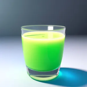 Hot Herbal Tea in Transparent Glass Cup