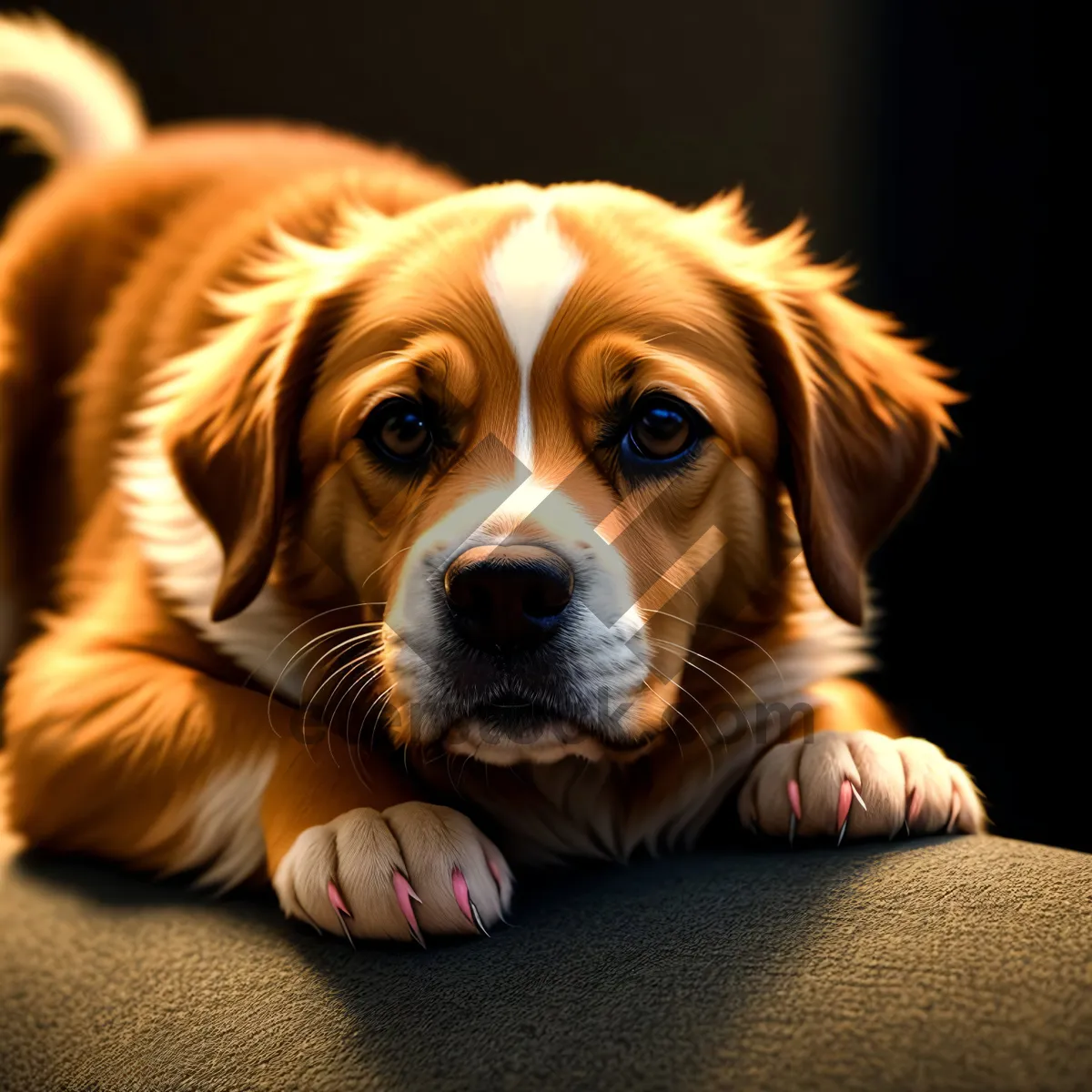 Picture of Adorable Spaniel Puppy - Purebred Canine Companion