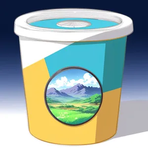 Plastic Drink Cup Vessel - Conserve Liquid in 3D