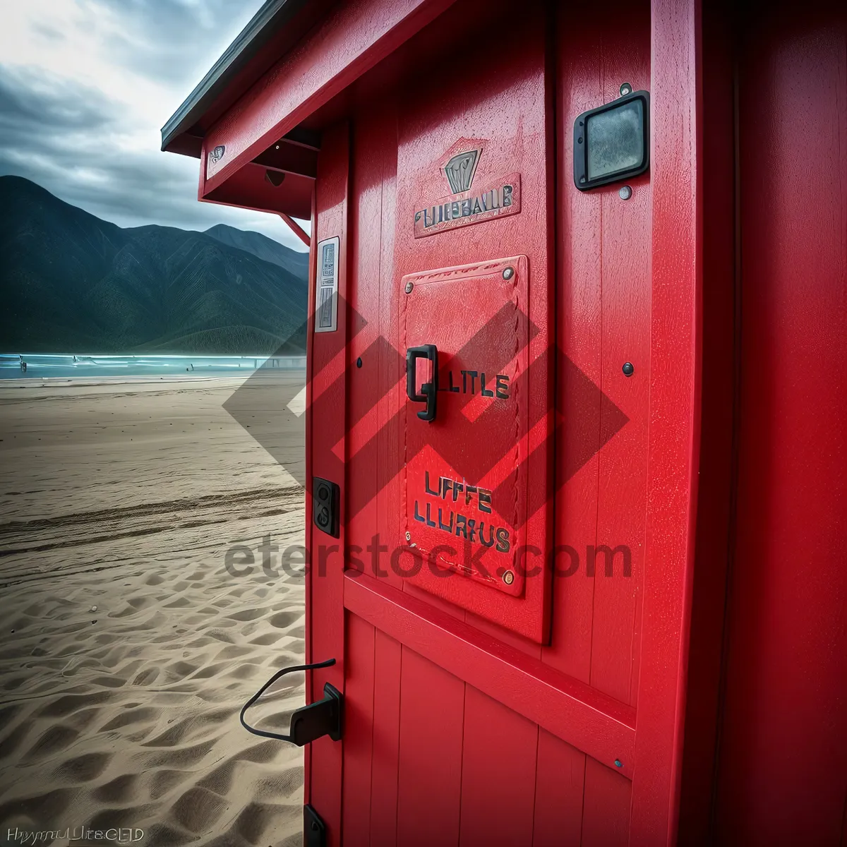 Picture of Vintage Gas Pump and Telephone Box