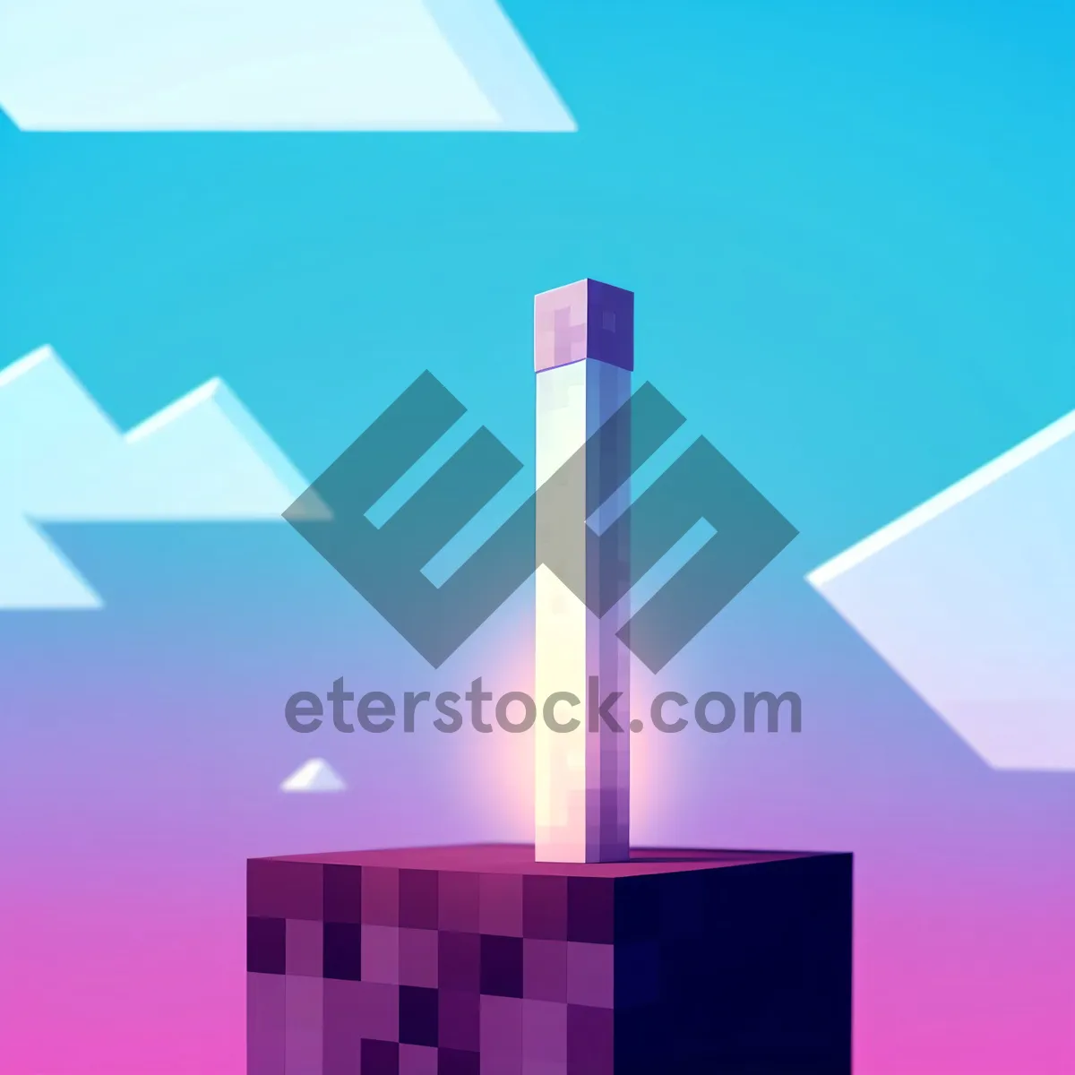 Picture of Chimney of Success: 3D Business Graph Graphic