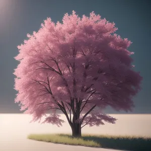 Autumn Foliage Against Blue Sky