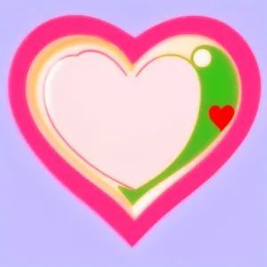 Romantic Heart Icon - Valentine's Day Symbol