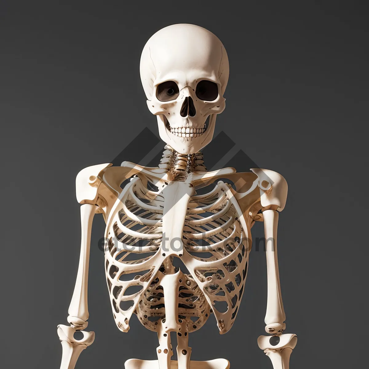 Picture of Spooky Pirate Skeleton Head in 3D Fantasy Scene