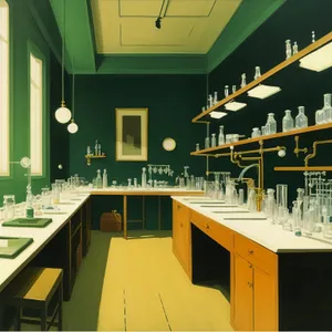 Modern interior hall with furniture and center table