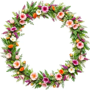 Spring Floral Graphic Design Wallpaper