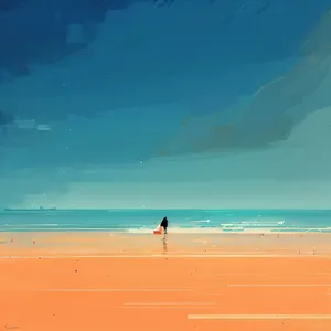Tropical Paradise - Coastal Bliss with Turquoise Tranquility