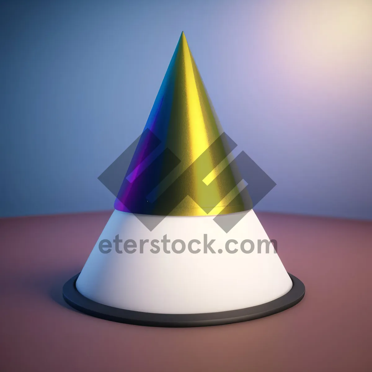 Picture of Cone Symbol - Iconic Sign for Road Safety
