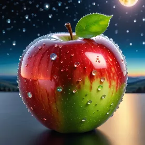 Juicy red apples for a healthy diet