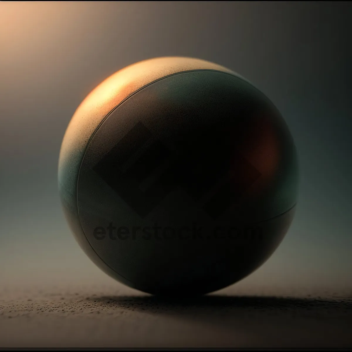 Picture of Shiny 3D Planet Ball Design with Satellite