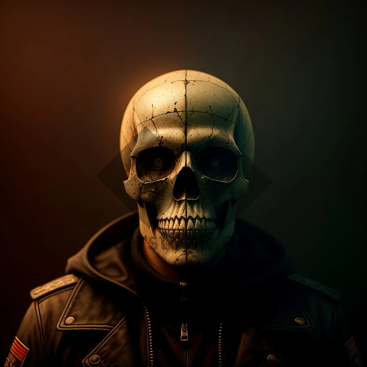 Picture of The Terrifying Skull Mask: An Eerie Attire