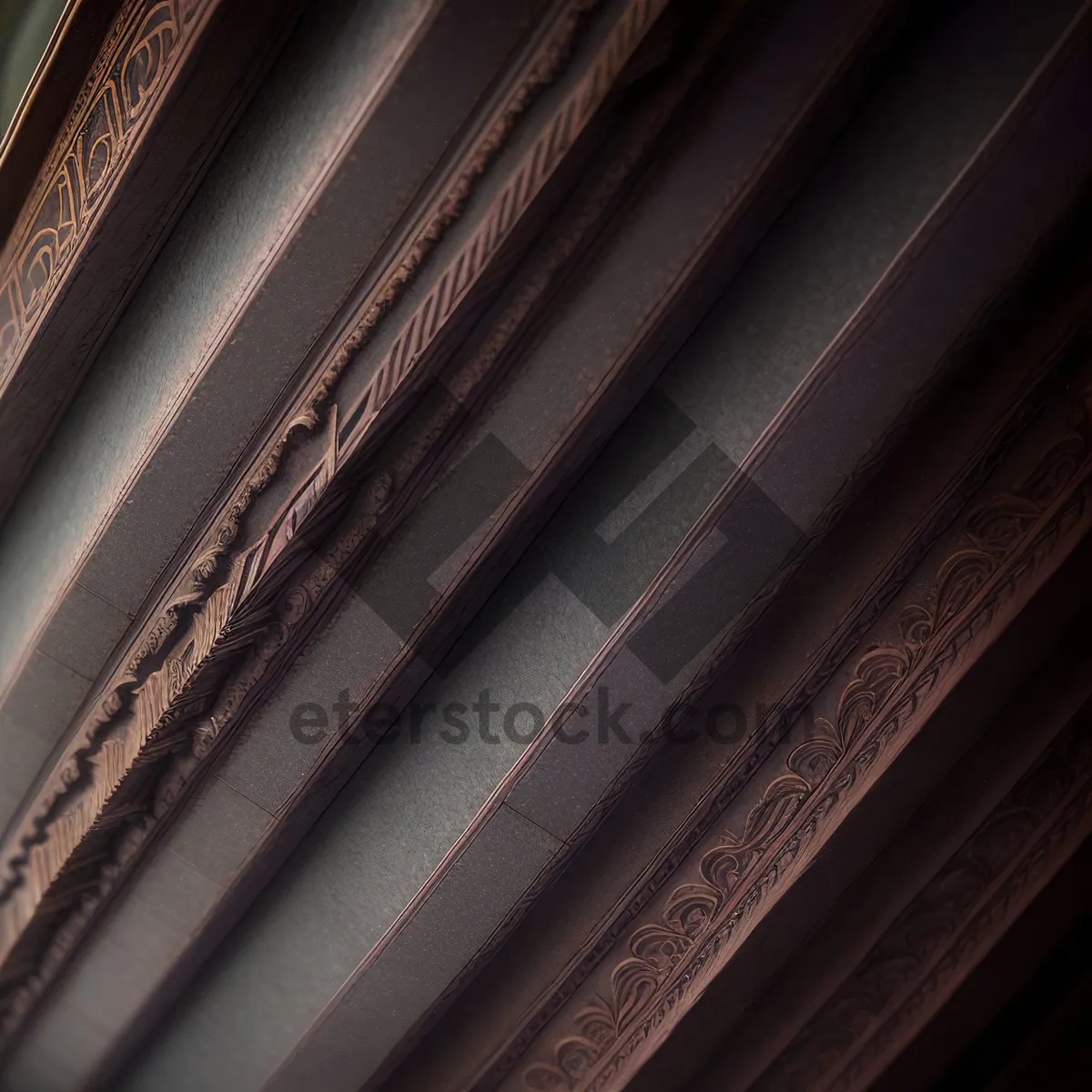 Picture of Artistic Motion: Dramatic Theater Curtain Design with Stucco Texture