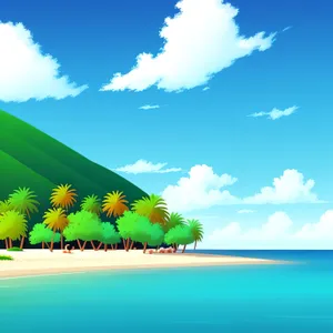 Vibrant Summer Skyline Reflections