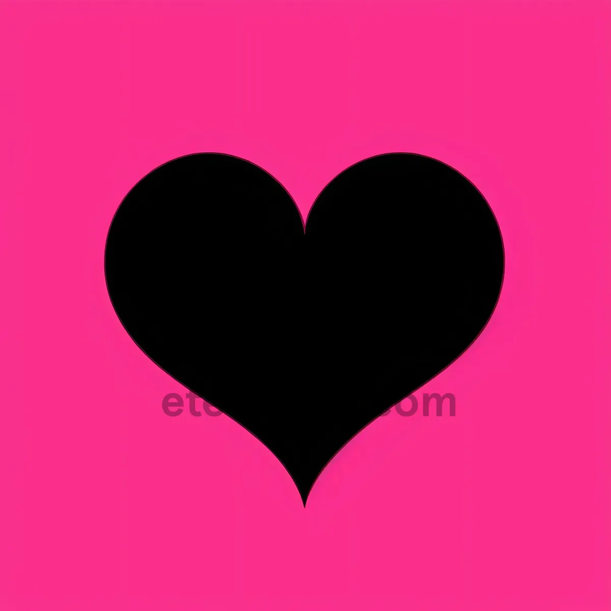 Picture of Valentine's Day Heart Icon - Love Symbol Decoration