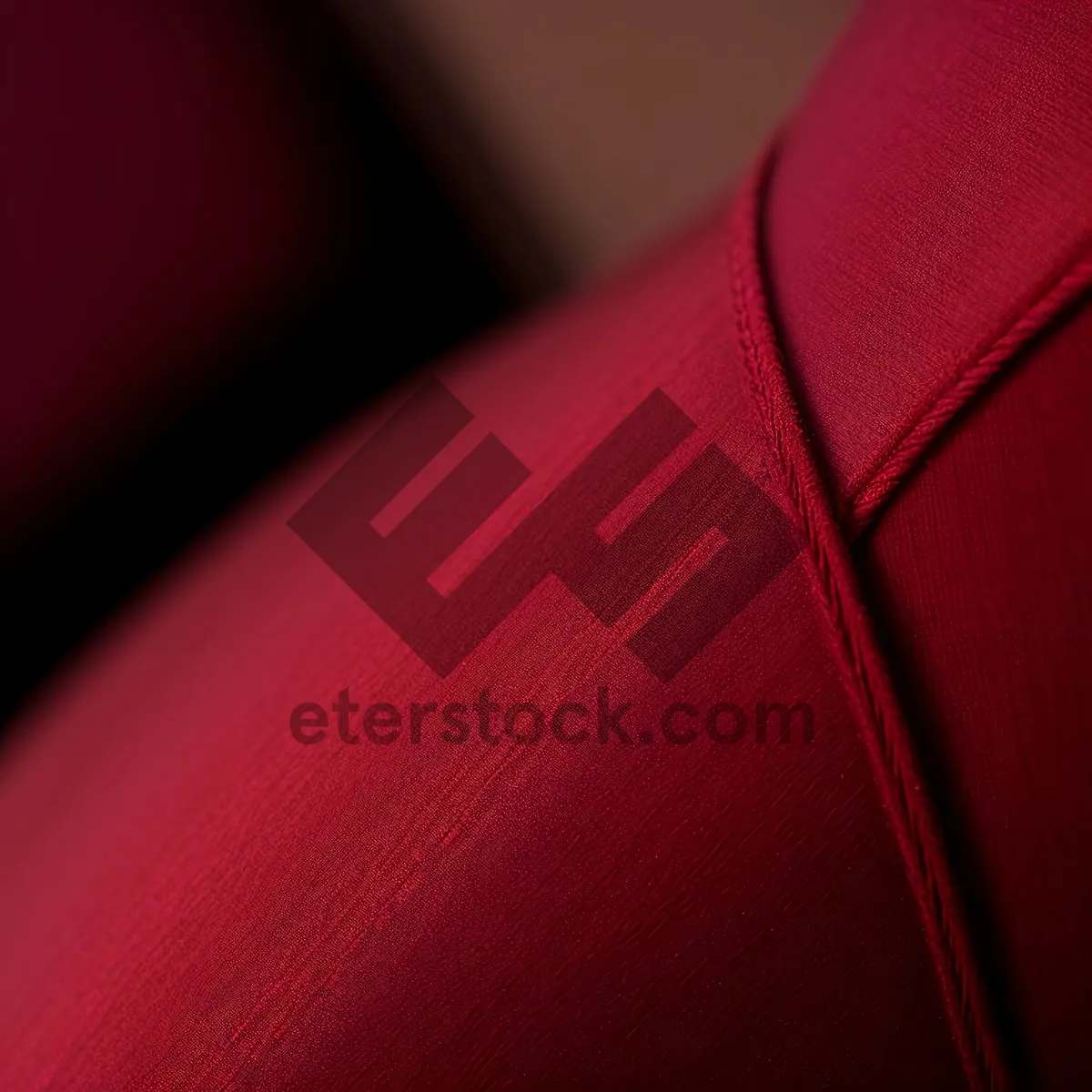 Picture of Elegant Silk Upholstery Stitched with Fractal Curves