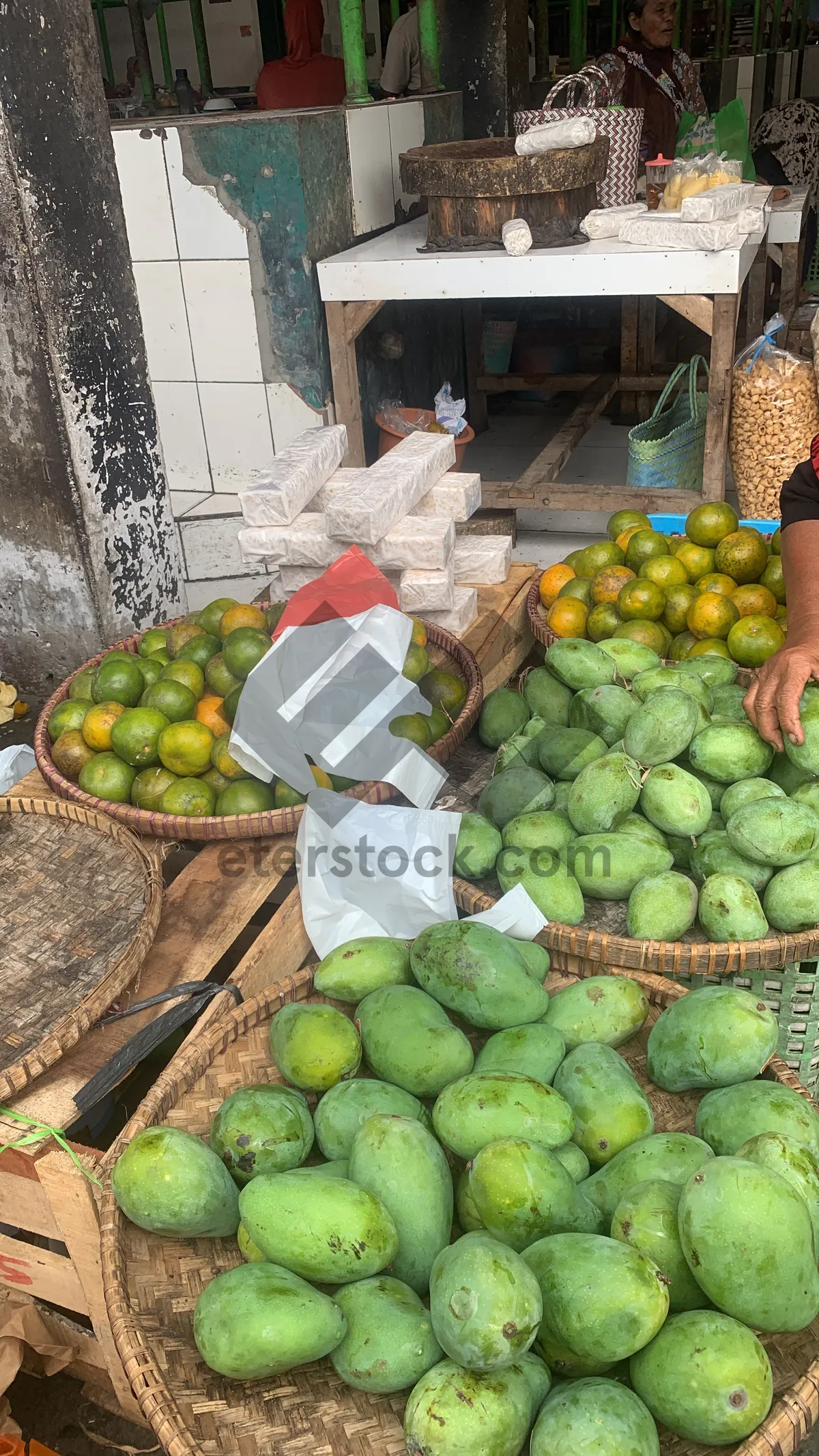 Picture of Organic Citrus Fruits at Farmers Market