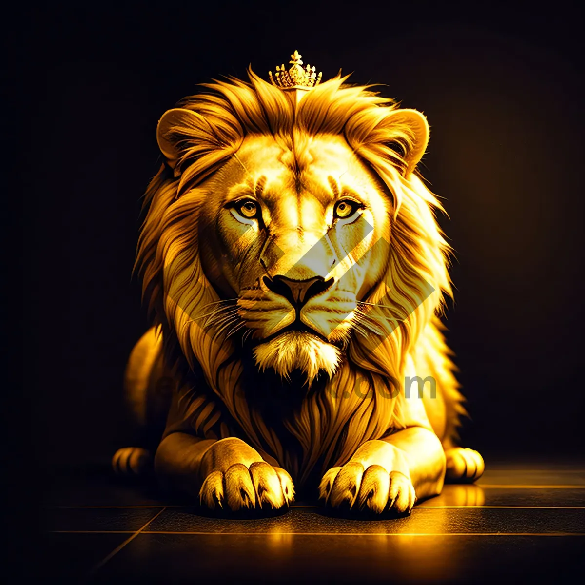 Picture of Majestic Lion: The Fierce King of the Wilderness