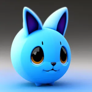 Adorable 3D Cartoon Bunny Piggy Bank