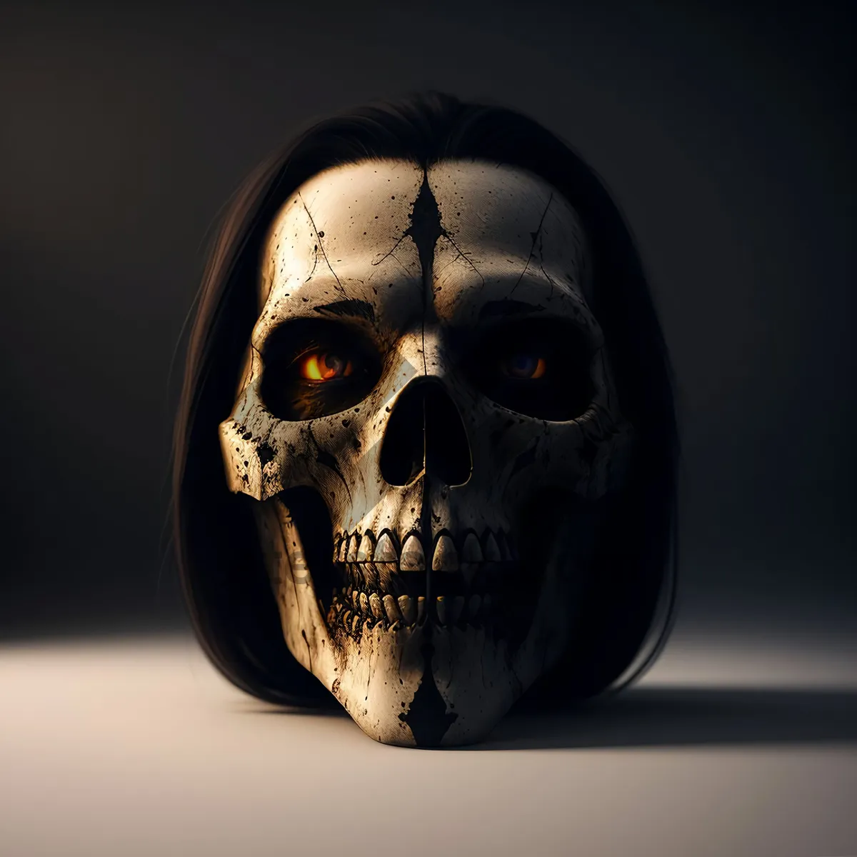 Picture of Scary Skull Mask: Halloween Costume Accessories for a Horror Carnival