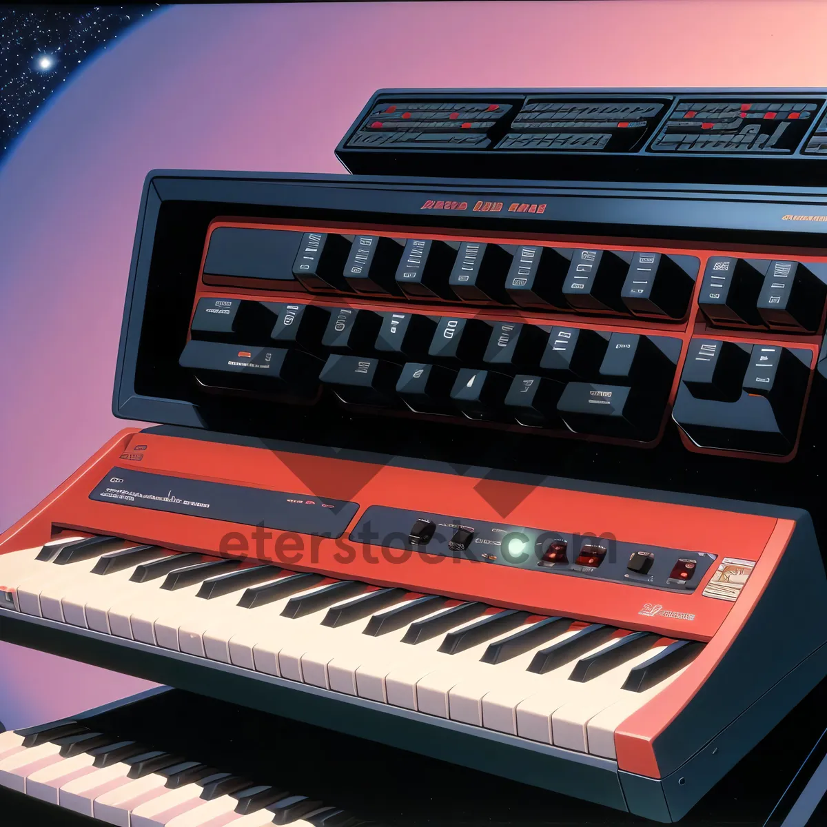 Picture of Electronic Synthesizer: Keyboard Instrument for Musical Expression