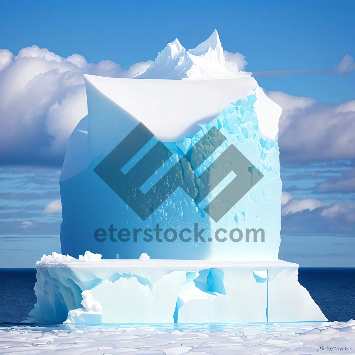 Picture of Majestic Frozen Arctic Ocean Glacier Landscape