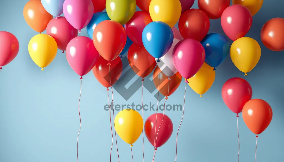 Picture of Colorful Balloon Garland Decor for Festive Celebrations