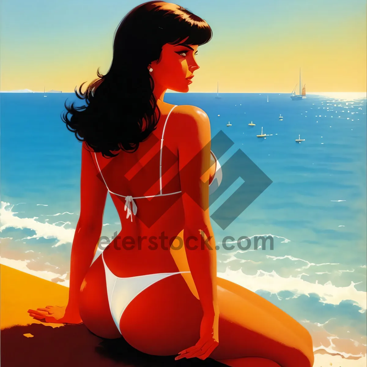 Picture of Tropical Beach Vacation: Sun, Sand, and Swimsuits