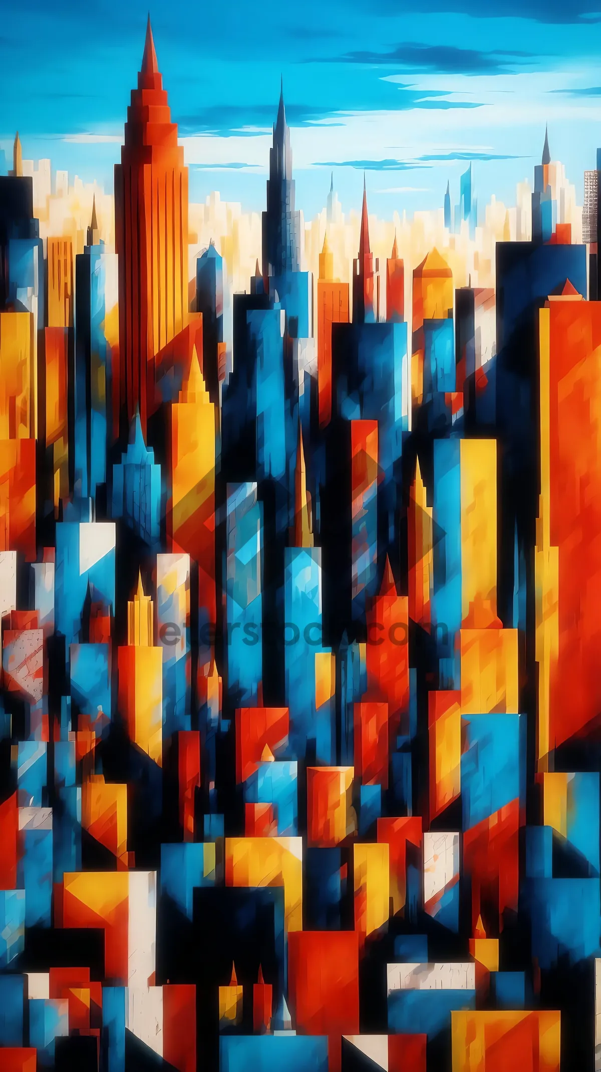 Picture of Colorful pencil row in bright wooden case.