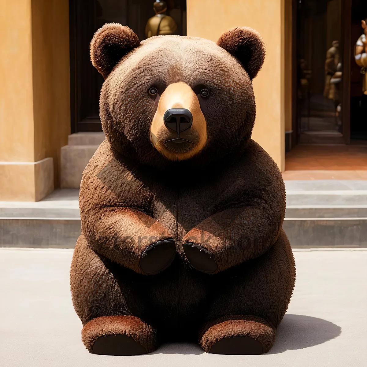 Picture of Teddy Bear Love: Adorable Childhood Gift with Fluffy Brown Fur