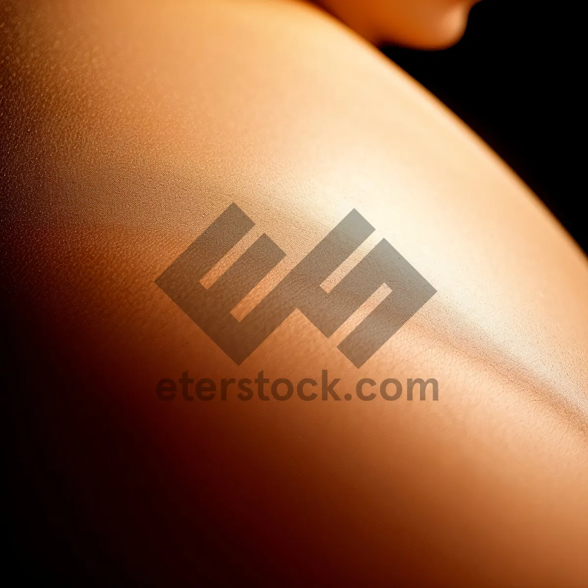 Picture of Sensual Black Body Curve - Alluring Nude Silhouette.