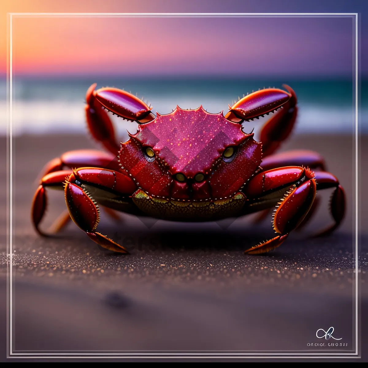 Picture of Delicious Freshly Cooked Rock Crab Claw Plate