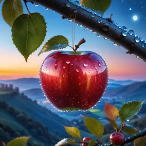 Fresh and Healthy Cherry and Apple Dessert