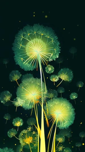 Bright Firework Celebration in the Night Sky