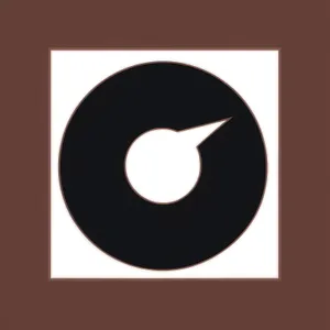 Round Black Shiny Button Icon