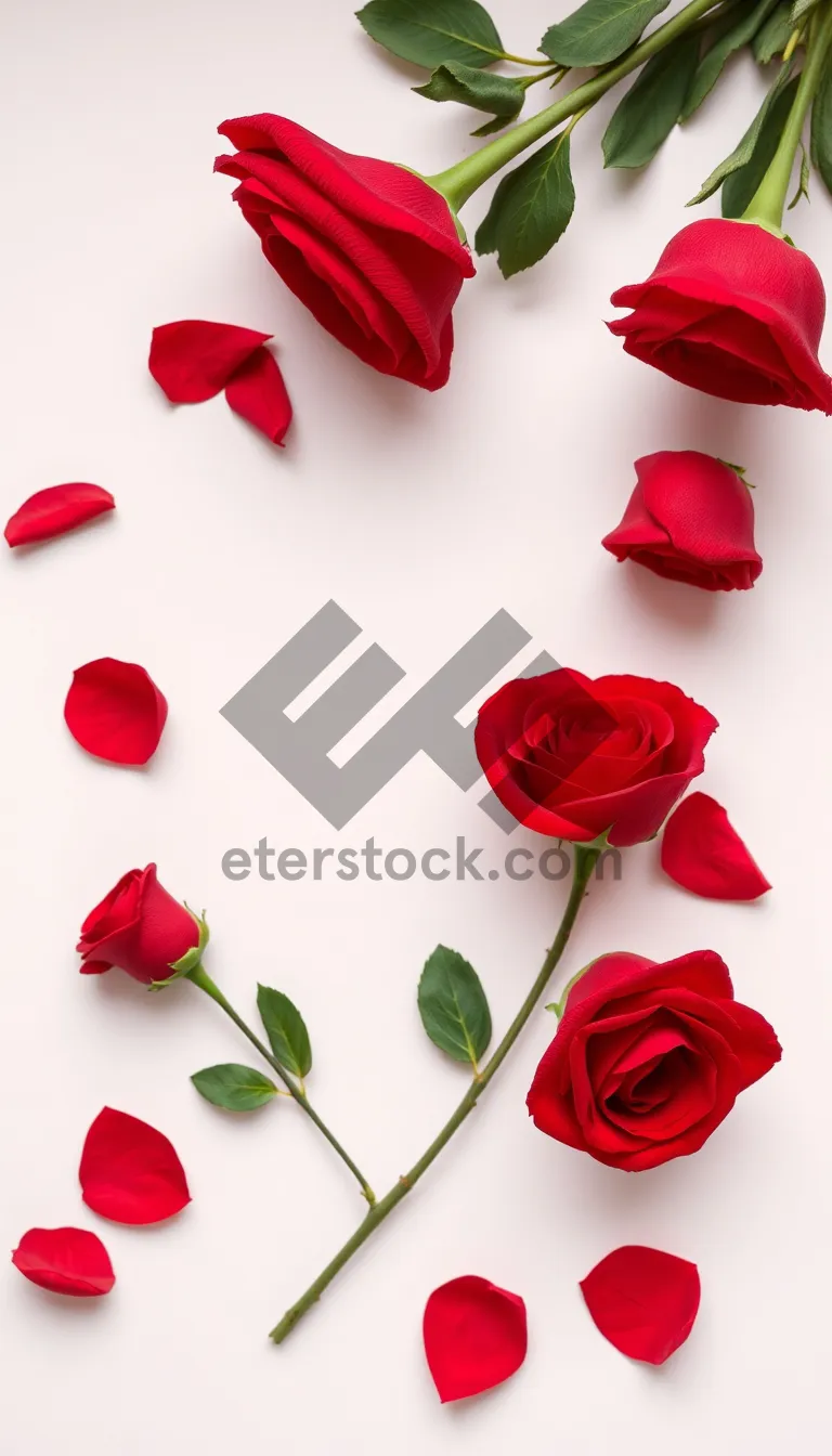 Picture of Romantic Floral Bouquet for Valentine's Day Design