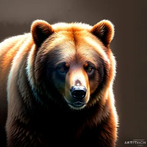 Cute Brown Bear in the Wild