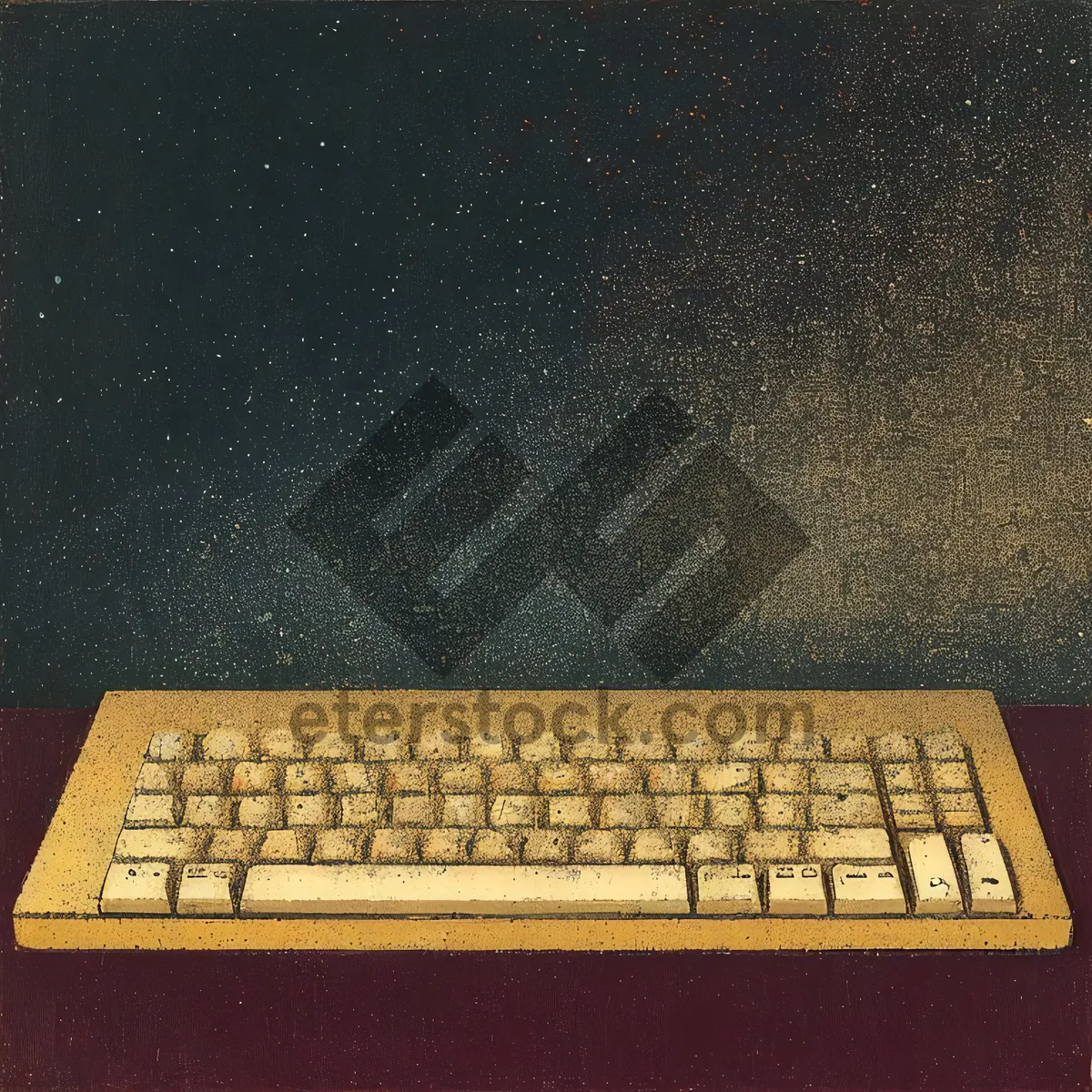 Picture of Modern Laptop Keyboard for Business Work