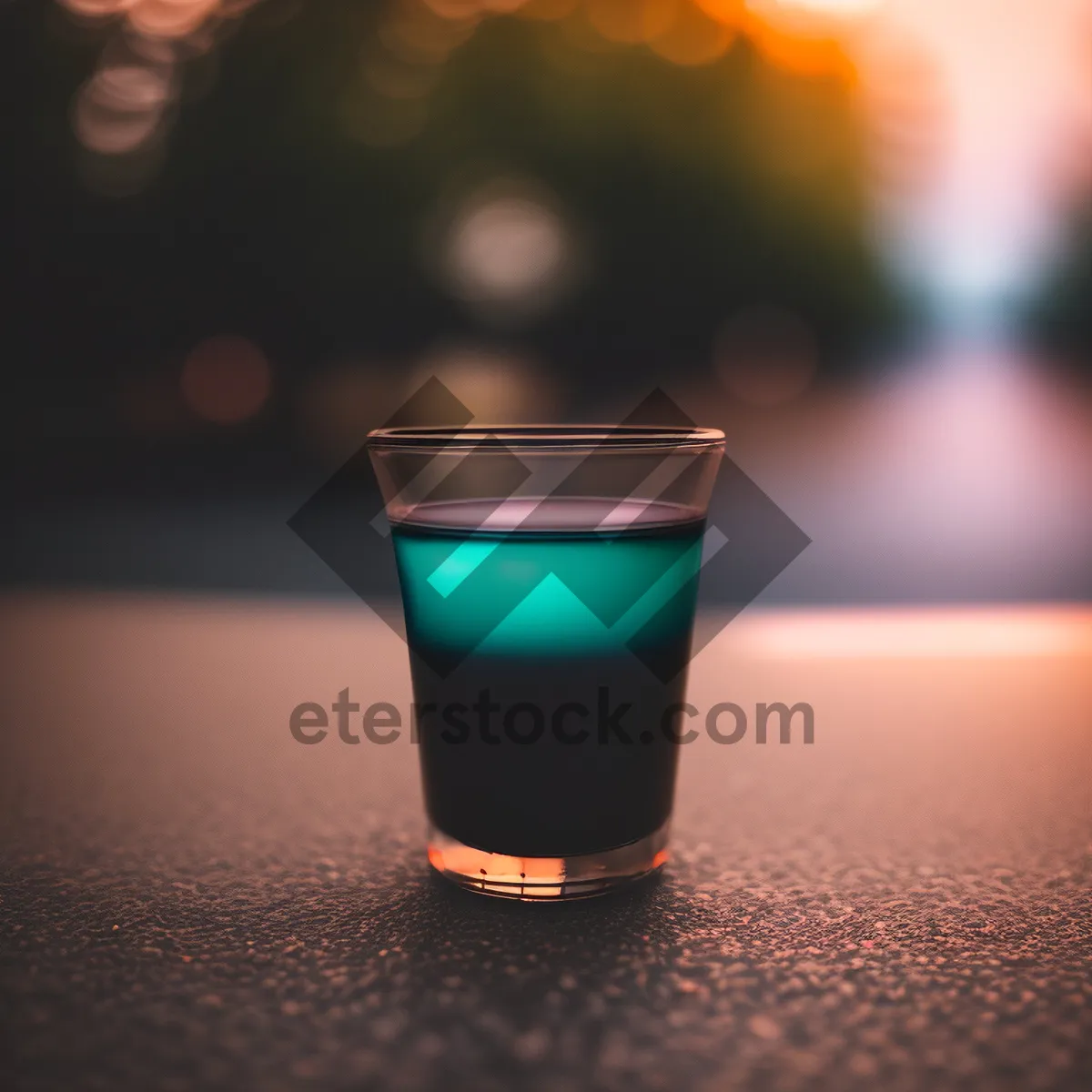 Picture of Sparkling Celebration: Vodka Glass with Party Drink