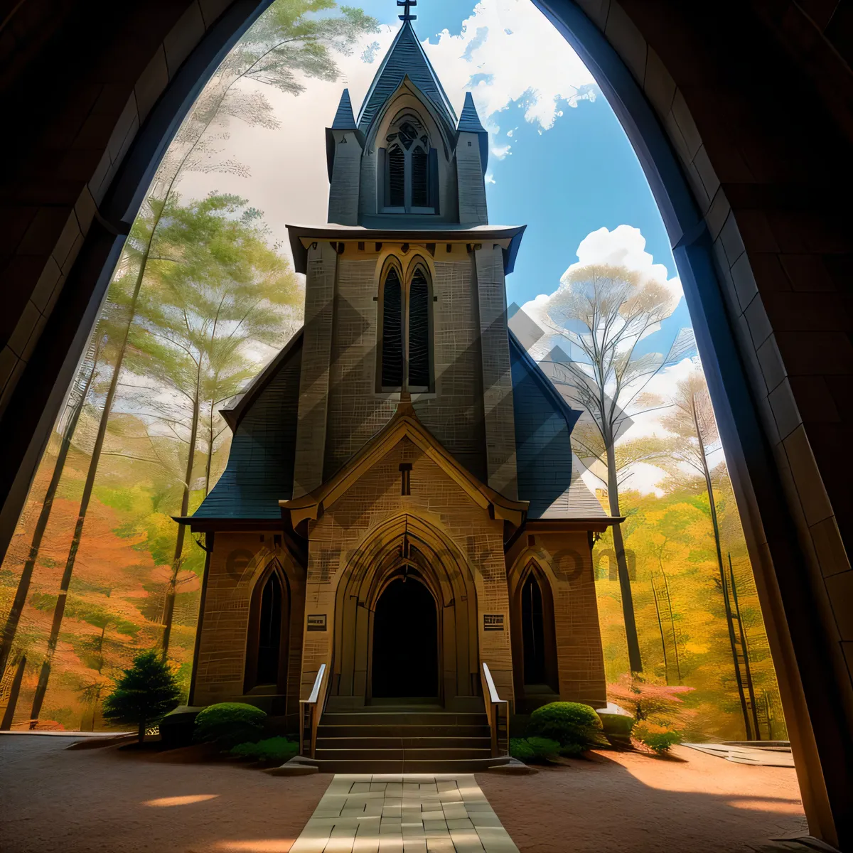 Picture of Iconic steeple stands tall in historic cathedral