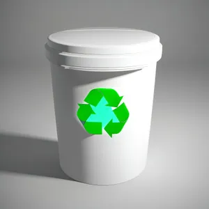 Empty glass mug for hot beverages on a table