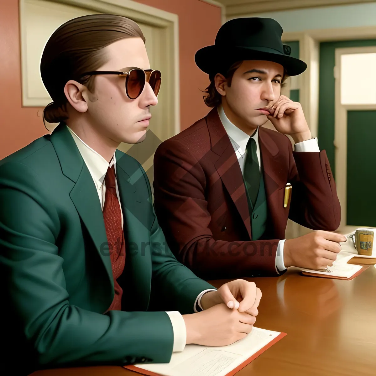 Picture of Successful Corporate Team Meeting in Office