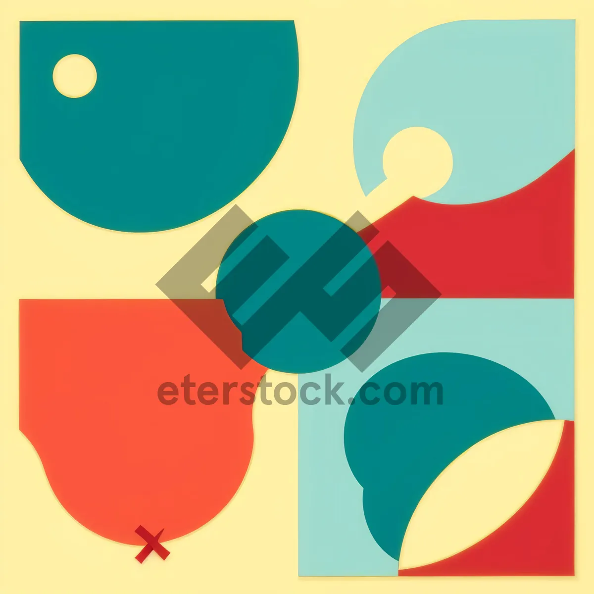 Picture of Graphic Design Icon Set - Elements and Symbols on Paper