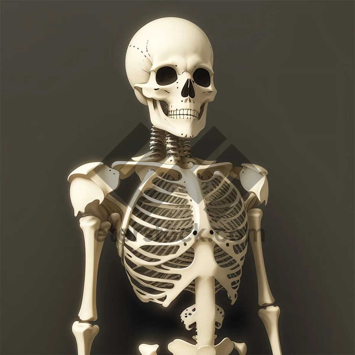 Picture of Anatomical Skeleton Sculpture - 3D Plastic Art