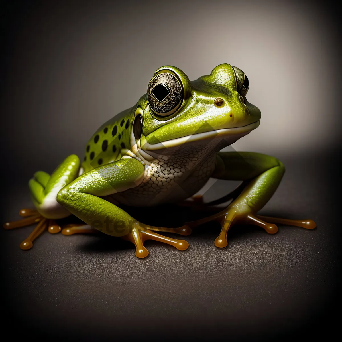 Picture of Bulging-eyed Tree Frog: Vibrant and Captivating Amphibian